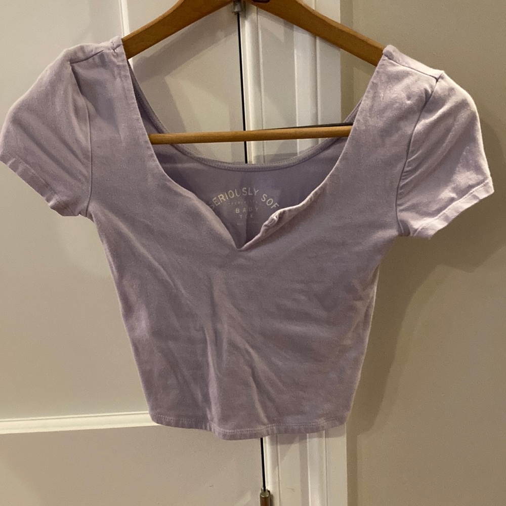 Baby Tee by Aeropostale size XS in women’s- color is a soft purple